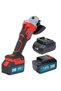Battery-Powered Angle Grinder Flex CMP0693, 2 Batteries