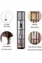 Nordic Modern Bedroom linen cover Standing Floor vertical lamp 9W Remote controllable with USB - 3