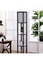 Nordic Modern Bedroom linen cover Standing Floor vertical lamp 9W Remote controllable with USB - 2