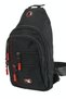 3473 Body Bag Shoulder Bag – Polyester Navy Blue-Red - 3