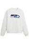 Seattle American Football White Regular Sweatshirt