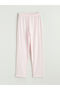 Shirt Collar Girl's Pajama Set - 5