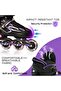 Professional Inline Skates with 8 Illuminated Wheels - Comfortable Roller Skates for Kids And Teens - 3