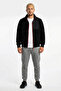 Men's Vostok Chest Pocket Zippered Thick Polar Fleece Coat Black