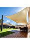 OneDcor Sun Shade Sail 4x6 m – 95% UV Block Waterproof Canopy (185GSM) with 41-Piece Kit