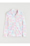 M&B Collection White Shirt Collar Girl's Pajama Set - 3