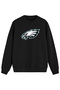 Philadelphia American Football Black Regular Sweatshirt