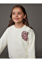 Ecru Girl's Sweatshirt and Leggings Pants 2-Piece Set - 2