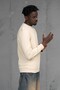 Slimfit Dot Dobby Crew Neck Cotton Sweater - 5