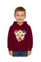 Unisex Baby Shark Printed Children's Swaetshirt Hooded 3 Thread Rased - 2