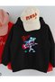 Oversized Children's Sweatshirt – Wild Music Shark Printed
