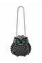 Black Owl Crystal Clutch Rhinestone Bag - 4