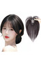 Breathable Swiss Lace Base Hair Topper for Women, Human Hair Pieces for Thinning Hair