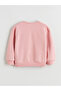 Pink Minnie Mouse Printed Girls' Thick Sweatshirt - 3