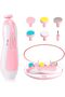 life Baby Nail Trimmer File with Light - Electric Nail Clippers Kit, Pink