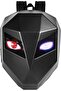 KWQ Rainbow Knight LED Backpack - Motorcycle Backpack for Men with LED Eyes - Black, Large