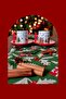 2-Piece New Year's Elegans Porcelain Turkish Coffee Cups - Special Series