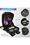 Motorcycle LED Knight Backpack with Full-Color Programmable Screen, Waterproof Laptop Backpack - 3