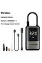 Portable Mini Electric Bicycle Tire Inflator with Wireless Charging, Digital Display - 6