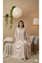 PREMIUM NIGHT GOWN WITH FLORAL LACE DETAILING - 3