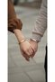 Ayetel Kürsi Bracelet Steel Adjustable Couple Bracelet Set (1 Piece Gold, 1 Piece Silver Color) - 3