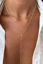 Long Gold Yellow Bulk Gold Fine Stylish Design Necklace - 2