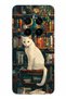 حافظة سيليكون متوافقة مع Honor Magic 7 PRO بتصميم White Cat مطبوع