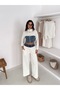 Women's Trend High Waist Jean-Detail Zippered 3-Thread Set - 4