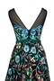 Rochie midi cu broderie Dara - 4