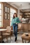 Textured Oversized Sweater with Bow Detail - 2