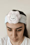 Paw Detailed Super Soft Spa Face Washing Elastic Hair Band Makeup Hair Band
