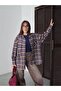 Women's Christ Flannel Shirt, Oversized Wide Fit - 4