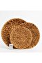 Set of 3 Wicker Round Presentation Trays - Wicker Basket - Home and Kitchen Decoration Organizer - 2