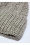 Faux Fur Pompom Beanie Unisex |   Knitted Winter Men's & Women's Beanie Model - 6