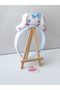 Kuromi Cinnamoroll Gift Children's Crown Blue White Bow Plush Girl's Crown - 3
