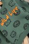Boy Baby Lion Printed Winter 3-Layer Fleece Set Fleece-Lined Sets 6-9-12-18-24 Months - 6