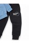 Boy's Winter 3-Thread Fleece-Lined Tracksuit Set for Ages 2-3-4-5-6-7-8-9-10, Winter Top and Bottom Set - 5