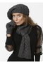 Knitwear Scarf Beanie Gloves Set Winter - 2