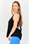 Women Sportswear Fit Sleeveless Training Top, Black - 2