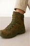 Nubuck Genuine Leather Waterproof Professional Military Boots |   Lightweight Sole Outdoor Tactical Boots - 2