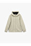 Long Sleeve Zippered Pocket Detailed Water Repellent Hooded Raincoat - 3