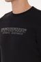 Men's Regular Fit Crew Neck Black Sweatshirt 50308686-Vr046 - 7