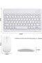 YU WELL Ultra-Slim Bluetooth Keyboard and Mouse Combo (White) - 2