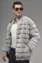Oversized Zipper Closure Mock Neck Unlined Plush Jacket - 2