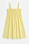 Girl's Combed Cotton Dress - 4