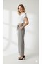 Women's High Waist Wide Leg Pants with Pockets, Elastic Waistband, and Tie-Up Fabric Trousers - 3