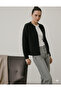 Women's Zippered Black (Triko Cardigan) - 3