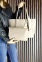 Kum Vegan Magnetic Closure Large Size Daily Shoulder Bag and Handbag with Strap - 6