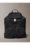 POCKET NYLON FLAP BACKPACK