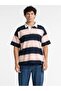 Jeans Ss Stripe Men's Regular Fit Polo T-Shirt